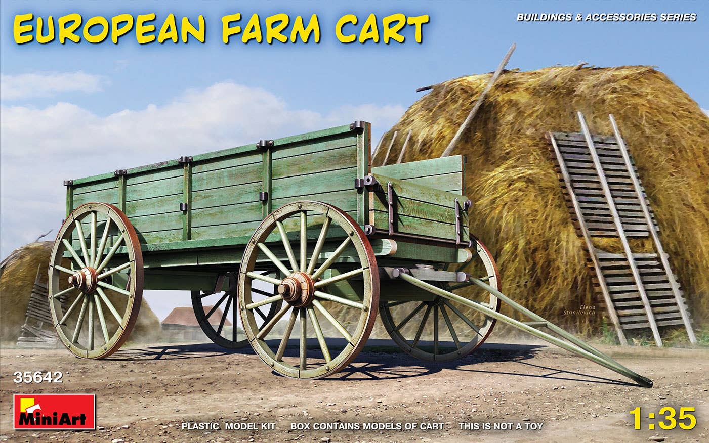 MiniArt 1/35 European Farm Cart | 5905090346074