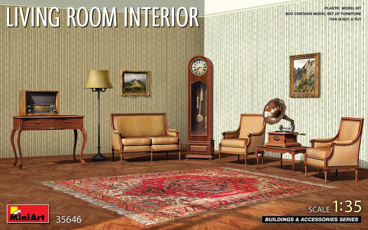 MiniArt 1/35 Living Room Interior | 5905090346289
