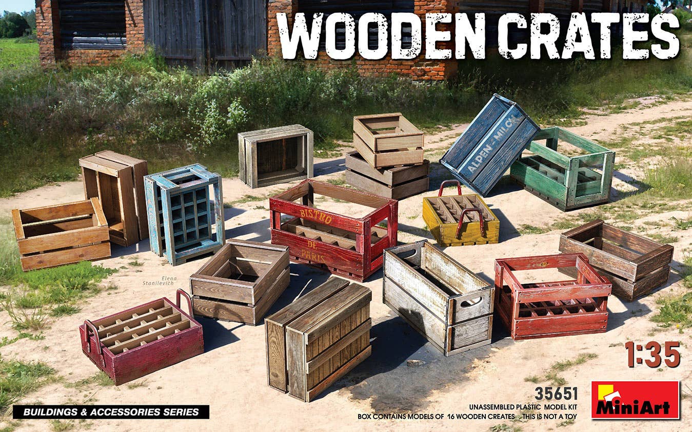 MiniArt 1/35 Wooden Crates | 4820183314680