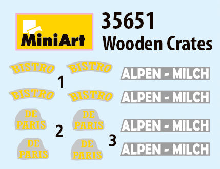 MiniArt 1/35 Wooden Crates | 4820183314680
