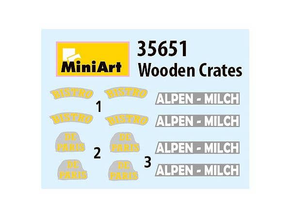 MiniArt 1/35 Wooden Crates | 4820183314680
