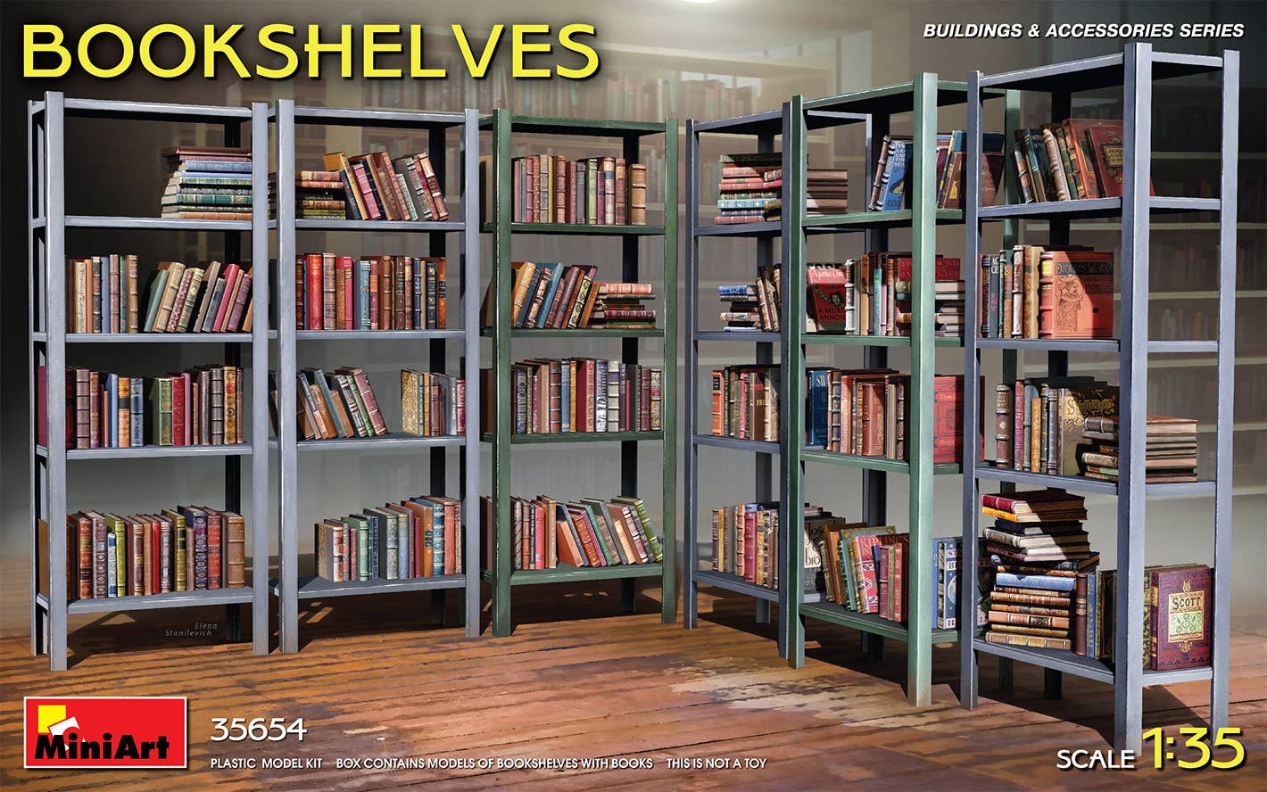 MiniArt 1/35 Bookshelves | 5905090346593