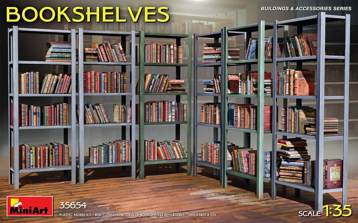 MiniArt 1/35 Bookshelves | 5905090346593