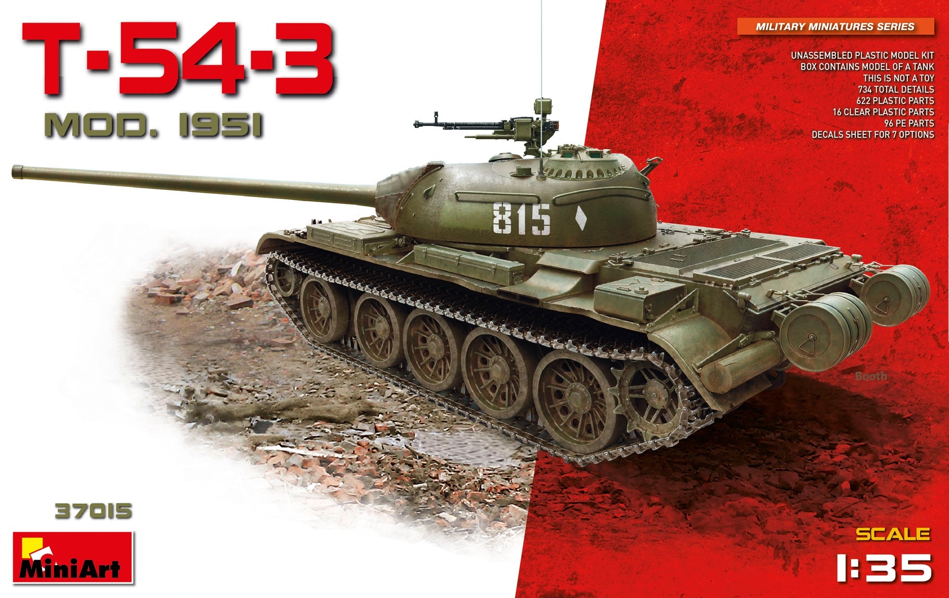 MiniArt T-54-3 Mod. 1951 (1/35) | 4820183310910