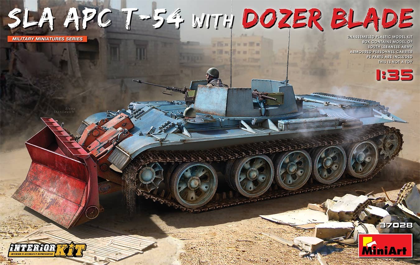 MiniArt 1/35 SLA APC T-54 w/Dozer Blade. Interior Kit | 4820183313140