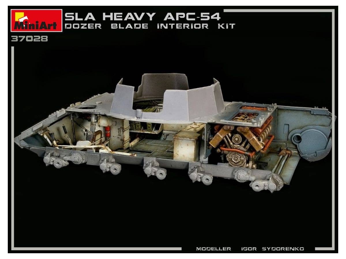 MiniArt 1/35 SLA APC T-54 w/Dozer Blade. Interior Kit | 4820183313140