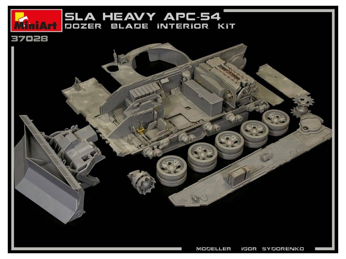 MiniArt 1/35 SLA APC T-54 w/Dozer Blade. Interior Kit | 4820183313140