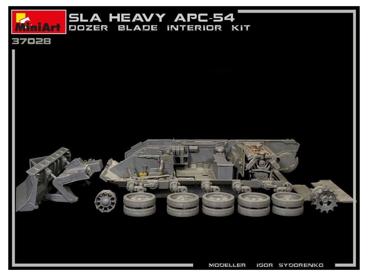 MiniArt 1/35 SLA APC T-54 w/Dozer Blade. Interior Kit | 4820183313140
