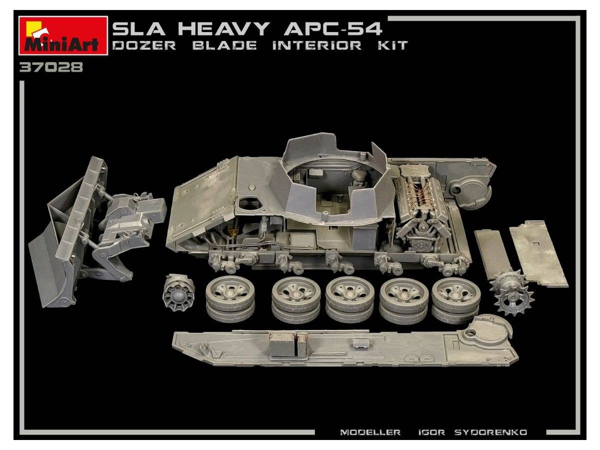 MiniArt 1/35 SLA APC T-54 w/Dozer Blade. Interior Kit | 4820183313140