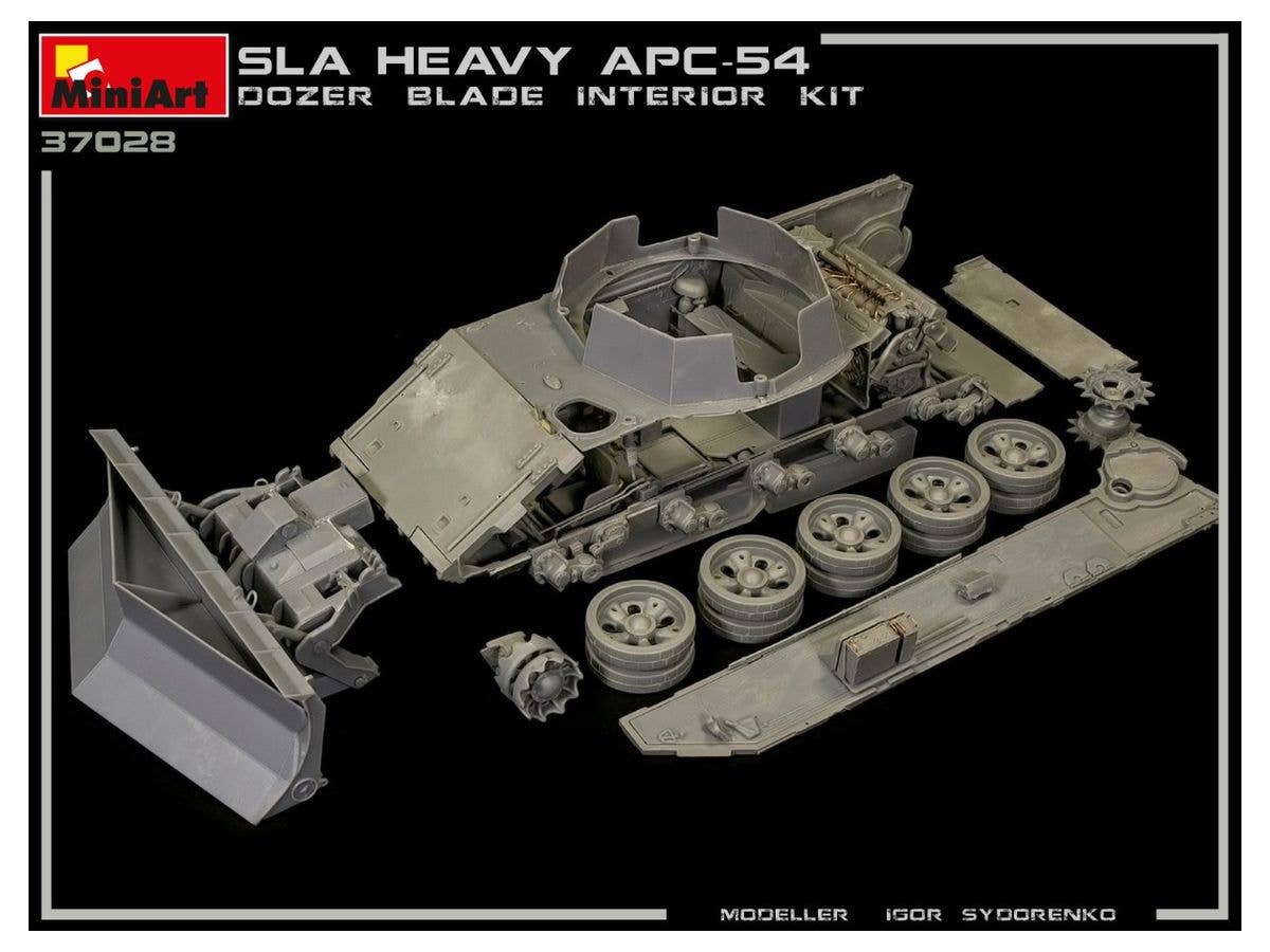MiniArt 1/35 SLA APC T-54 w/Dozer Blade. Interior Kit | 4820183313140