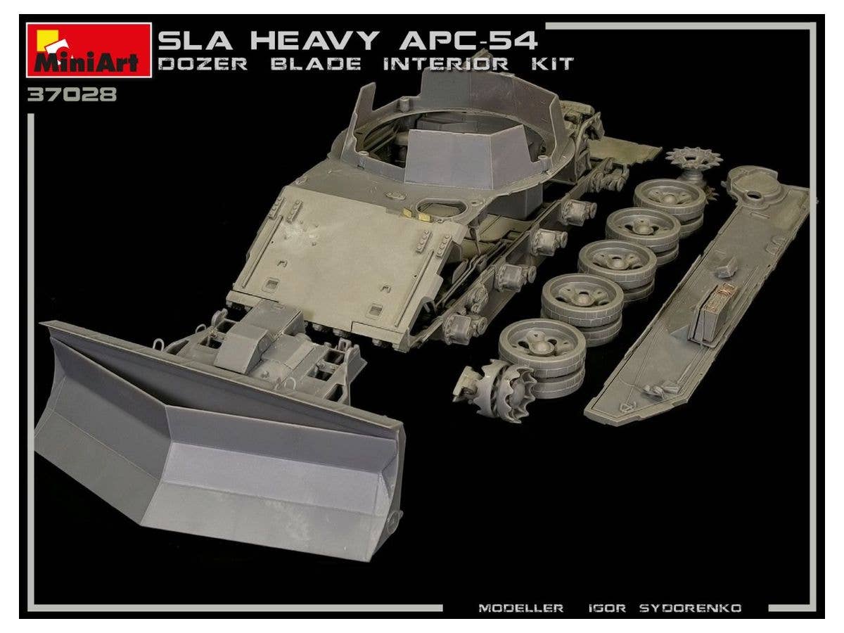 MiniArt 1/35 SLA APC T-54 w/Dozer Blade. Interior Kit | 4820183313140