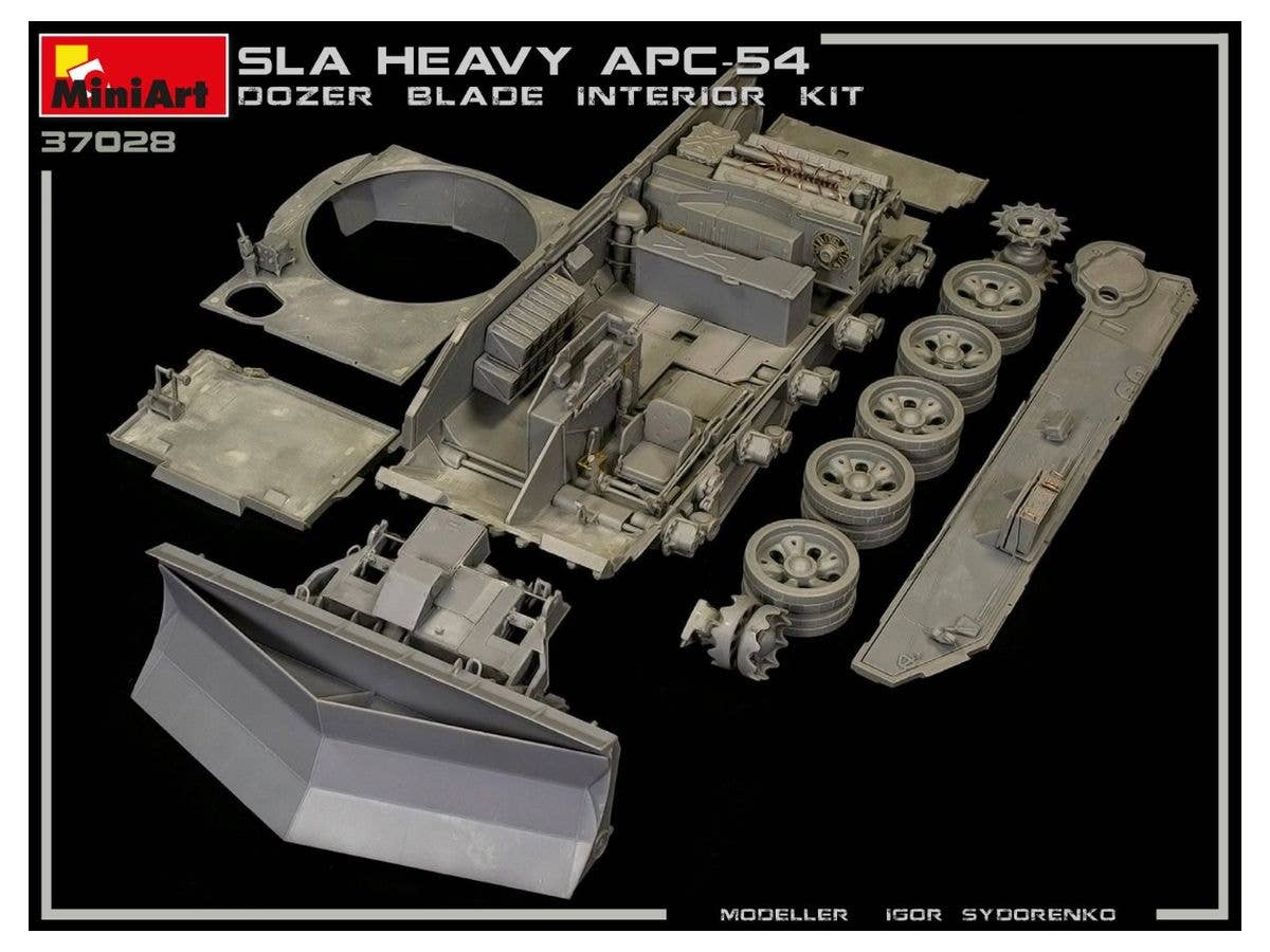 MiniArt 1/35 SLA APC T-54 w/Dozer Blade. Interior Kit | 4820183313140