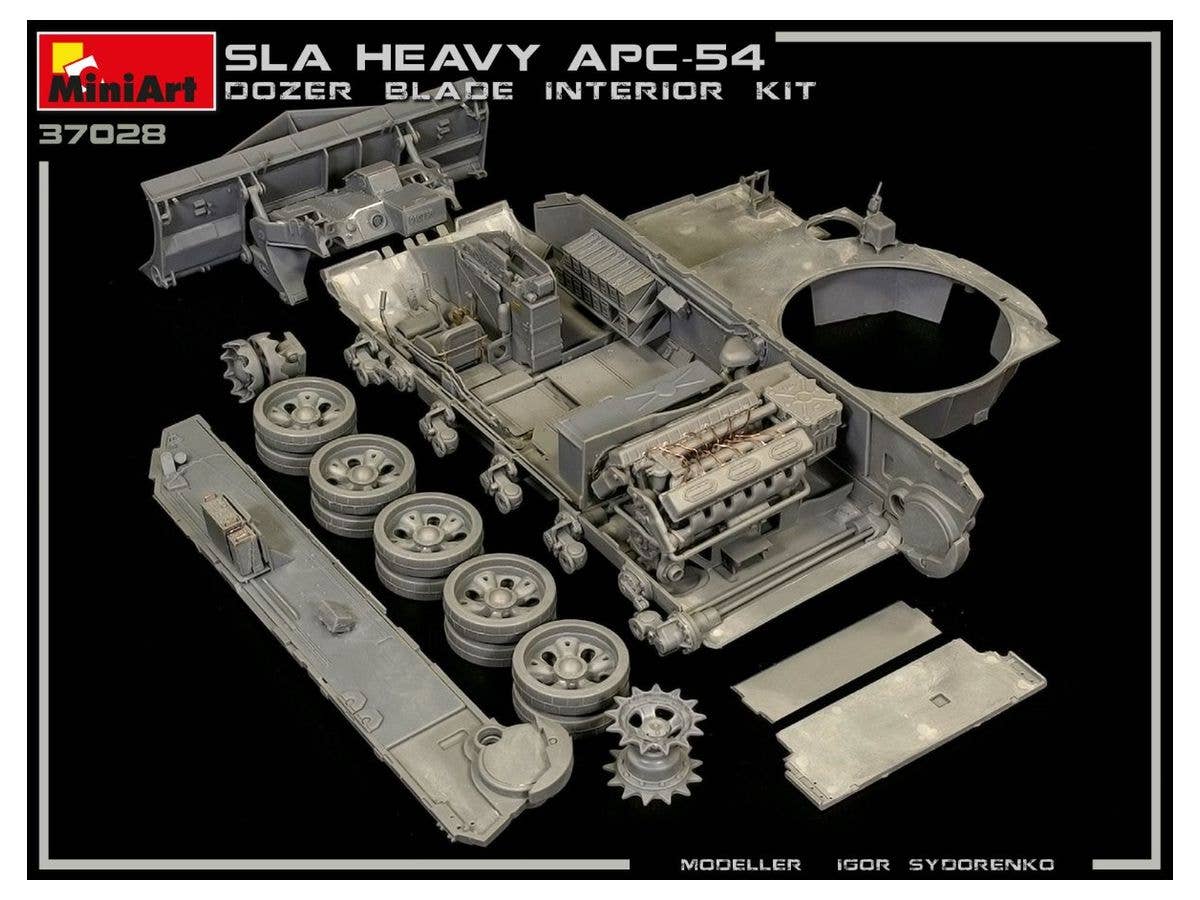 MiniArt 1/35 SLA APC T-54 w/Dozer Blade. Interior Kit | 4820183313140