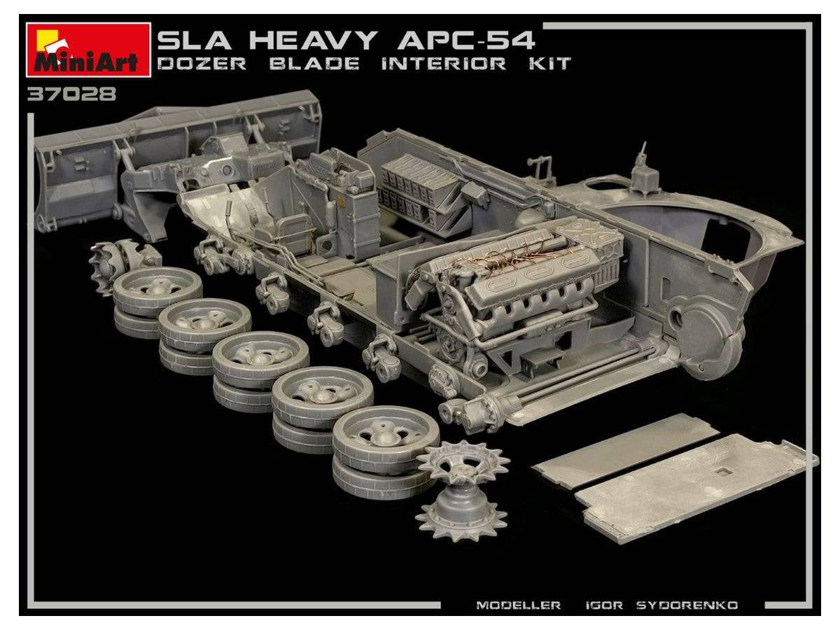 MiniArt 1/35 SLA APC T-54 w/Dozer Blade. Interior Kit | 4820183313140