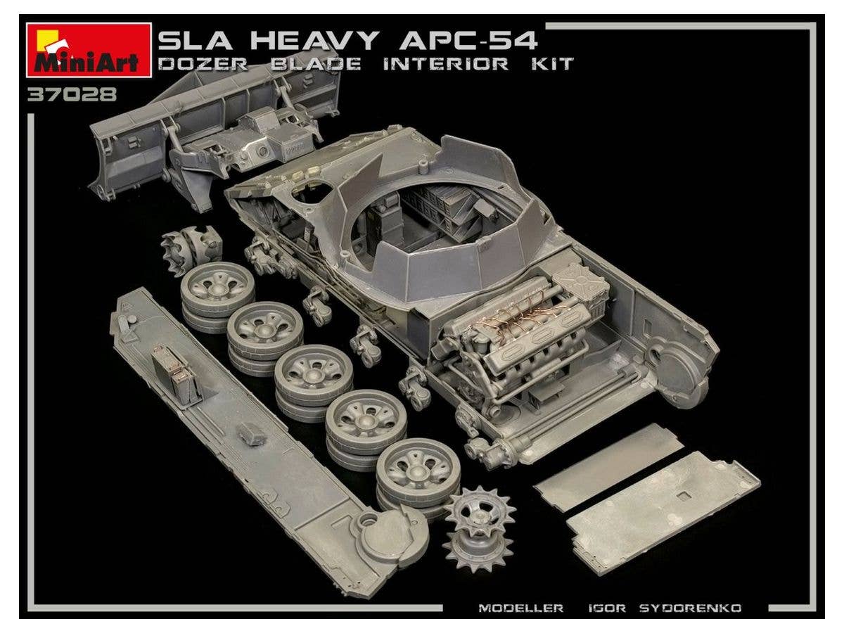 MiniArt 1/35 SLA APC T-54 w/Dozer Blade. Interior Kit | 4820183313140