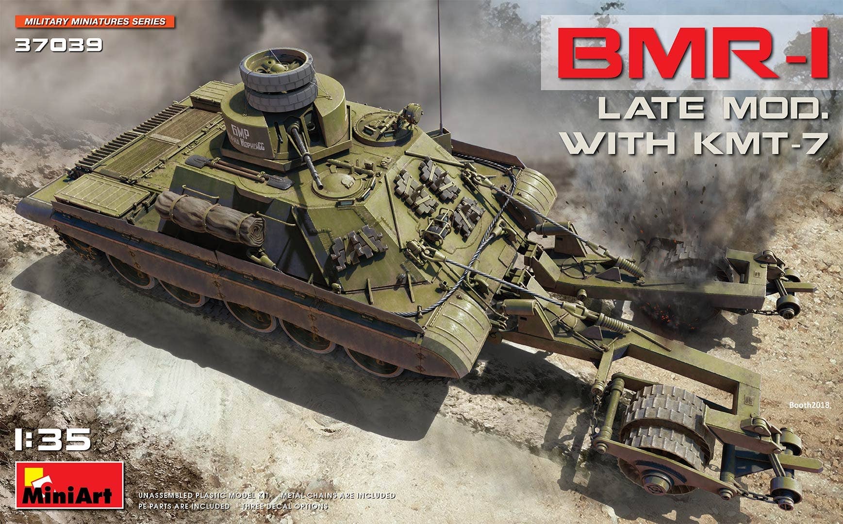 MiniArt BMR-1 Late Mod. with KMT-7 (1/35) | 4820183312143