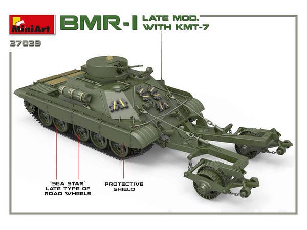 MiniArt BMR-1 Late Mod. with KMT-7 (1/35) | 4820183312143
