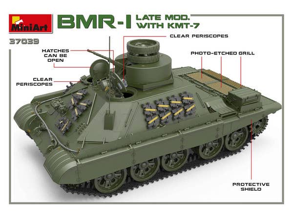MiniArt BMR-1 Late Mod. with KMT-7 (1/35) | 4820183312143