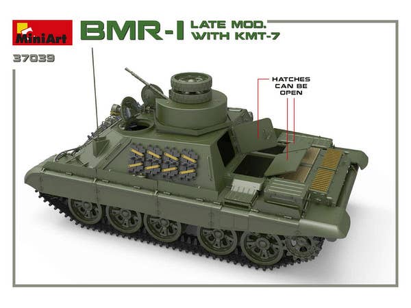 MiniArt BMR-1 Late Mod. with KMT-7 (1/35) | 4820183312143
