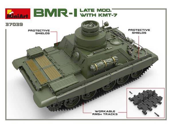 MiniArt BMR-1 Late Mod. with KMT-7 (1/35) | 4820183312143