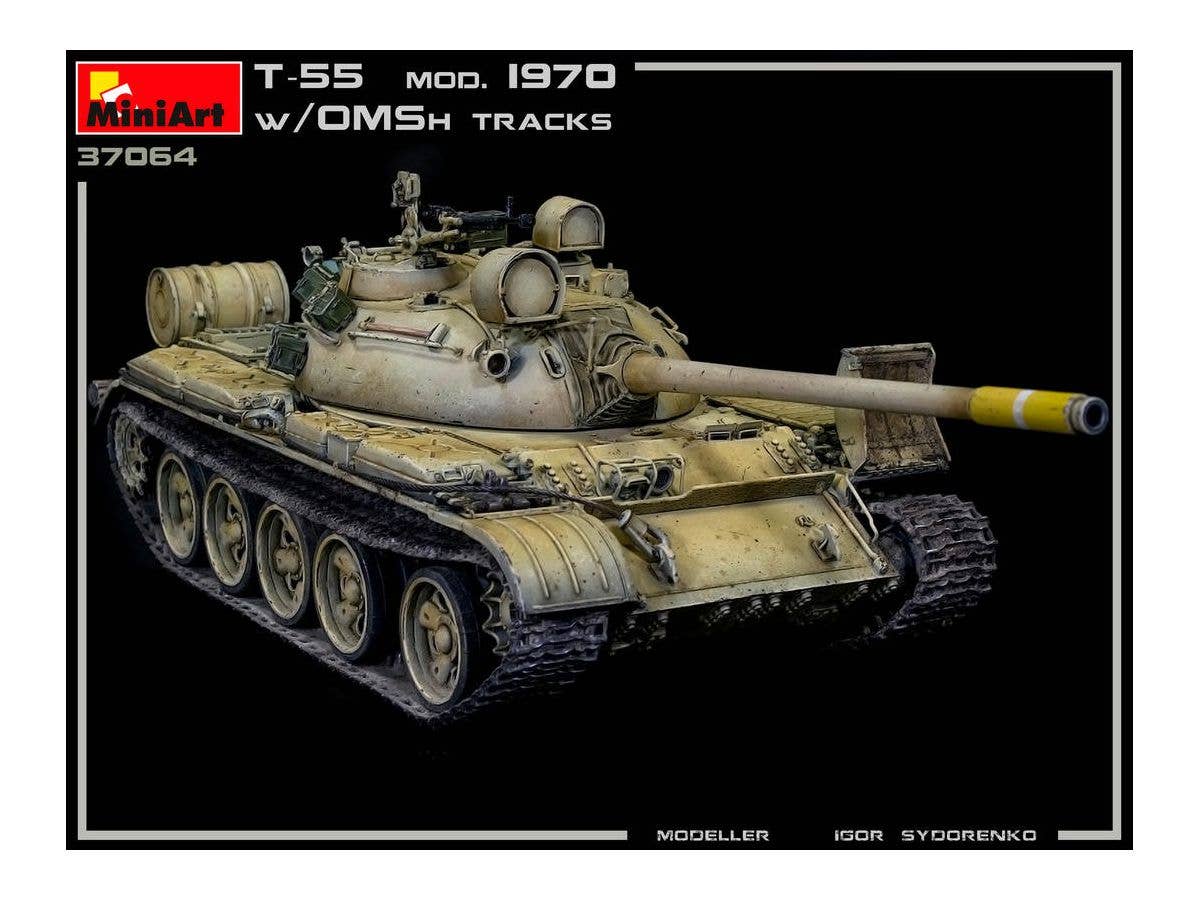 MiniArt 1/35 T-55 Mod. 1970 w/OMSh Tracks | 4820183312891