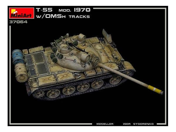 MiniArt 1/35 T-55 Mod. 1970 w/OMSh Tracks | 4820183312891