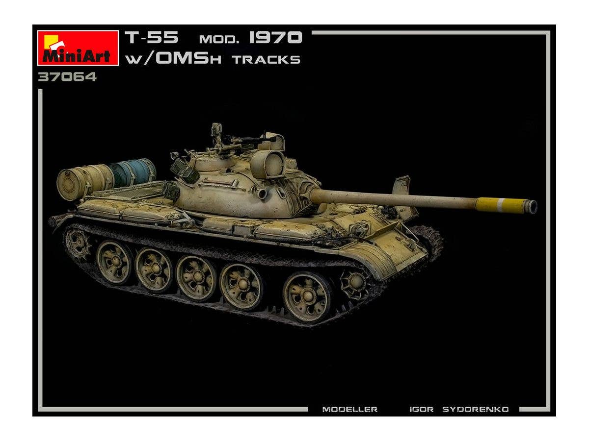 MiniArt 1/35 T-55 Mod. 1970 w/OMSh Tracks | 4820183312891