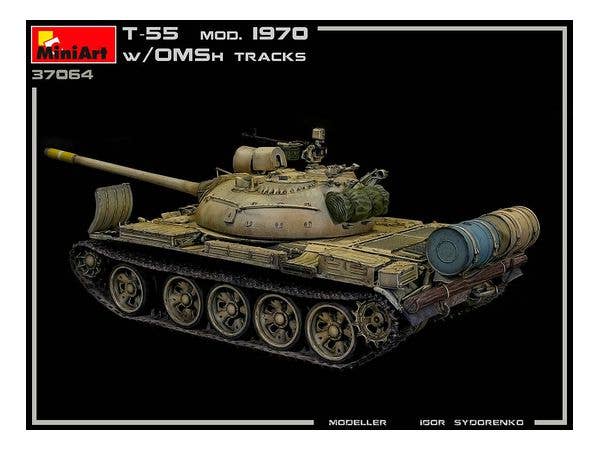MiniArt 1/35 T-55 Mod. 1970 w/OMSh Tracks | 4820183312891