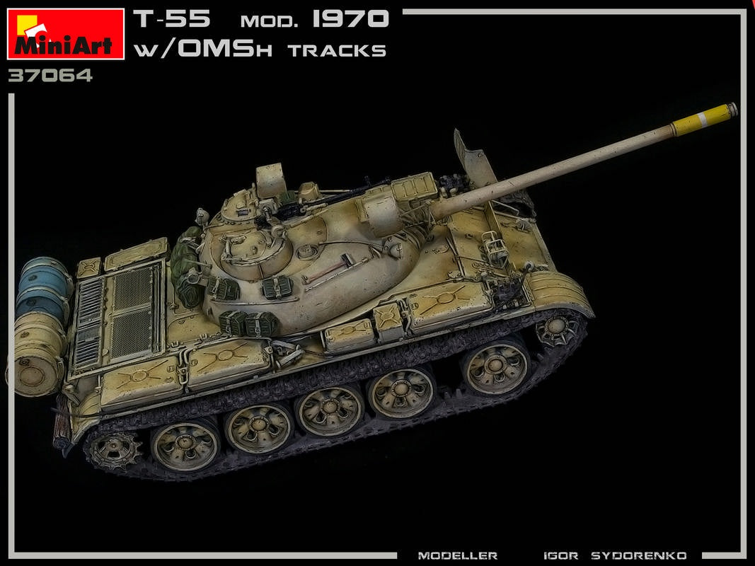 MiniArt 1/35 T-55 Mod. 1970 w/OMSh Tracks | 4820183312891