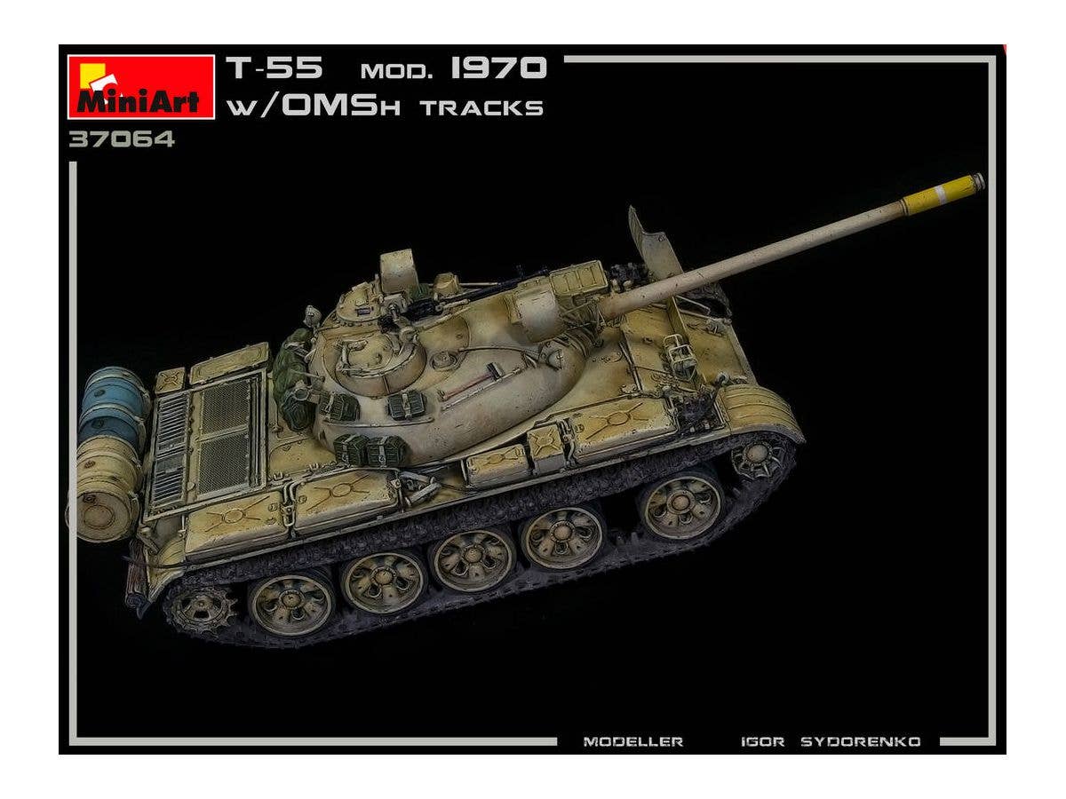 MiniArt 1/35 T-55 Mod. 1970 w/OMSh Tracks | 4820183312891