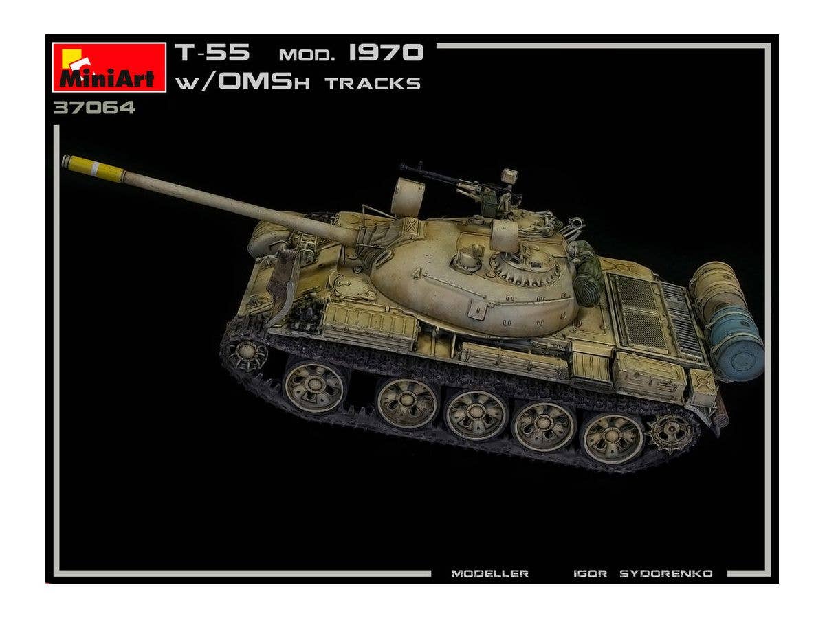 MiniArt 1/35 T-55 Mod. 1970 w/OMSh Tracks | 4820183312891