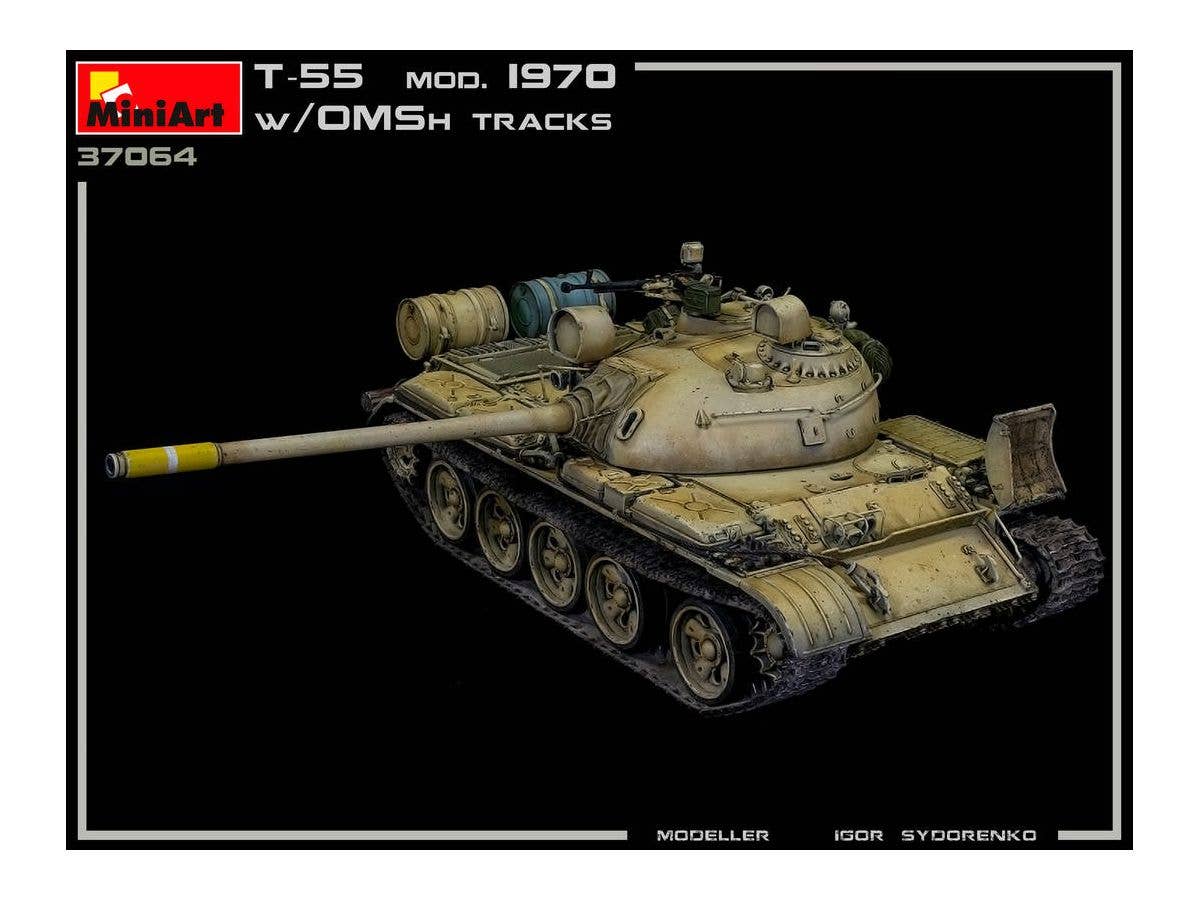 MiniArt 1/35 T-55 Mod. 1970 w/OMSh Tracks | 4820183312891