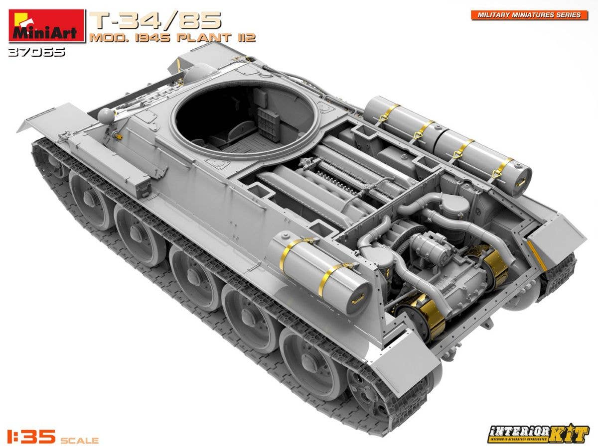 MiniArt 1/35 T-34/85 Mod. 1945. Plant 112 Interior Kit | 5905937497211