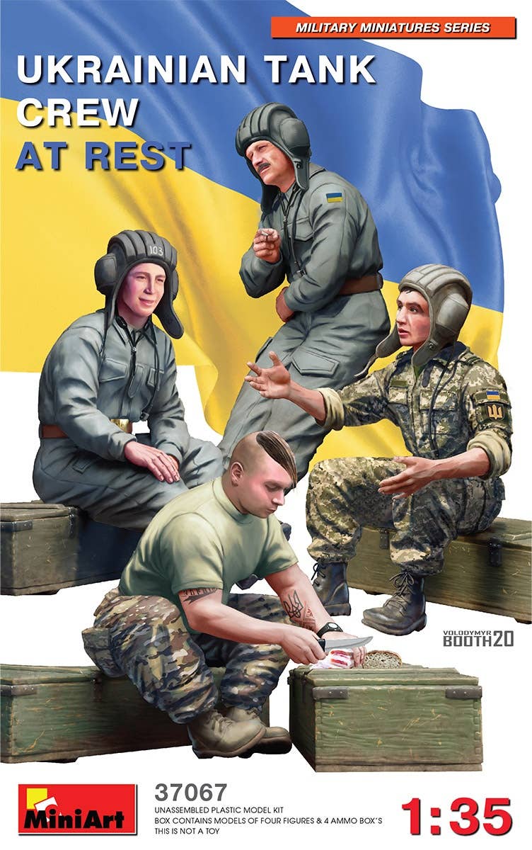 MiniArt Ukrainian Tank Crew At Rest 1/35 Scale | 4820183313300