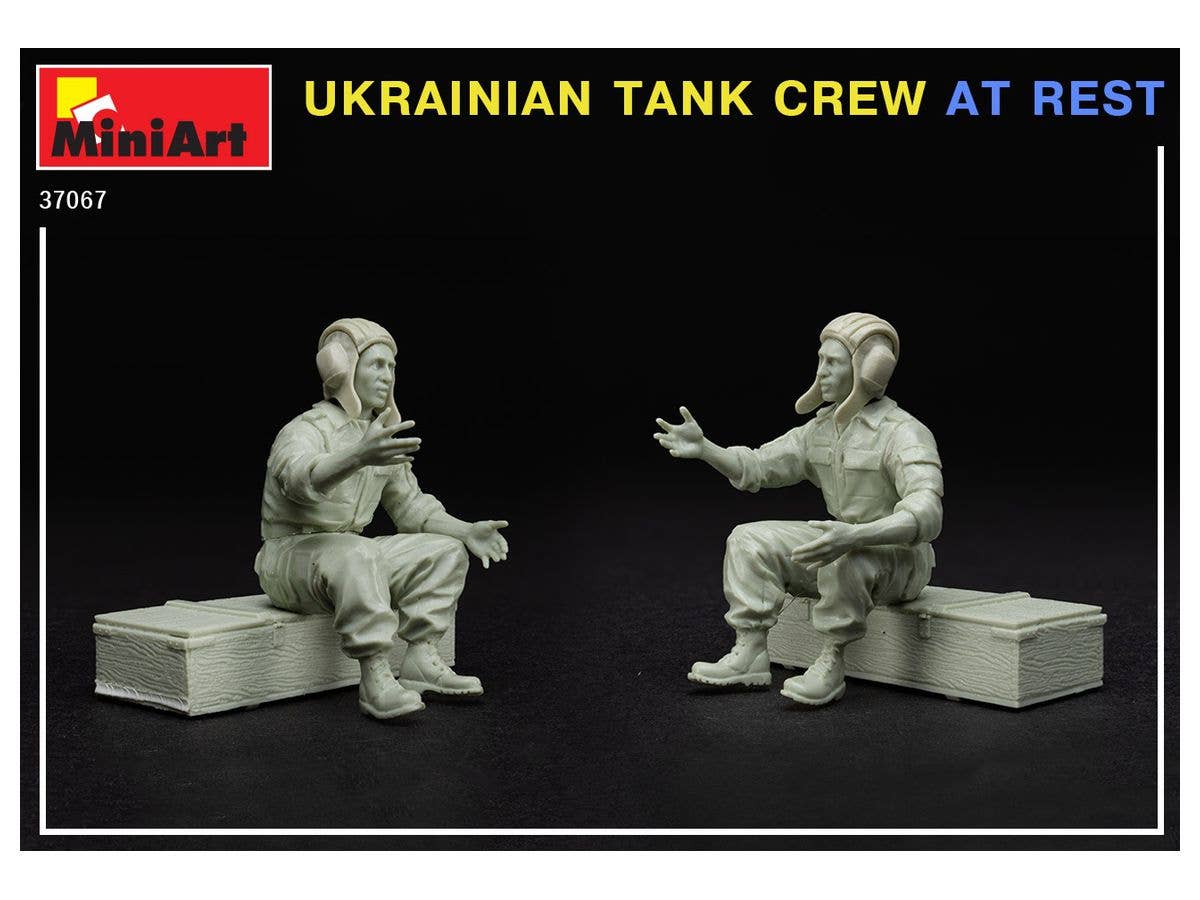 MiniArt Ukrainian Tank Crew At Rest 1/35 Scale | 4820183313300