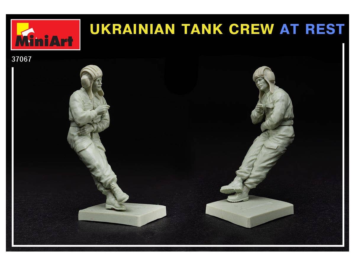 MiniArt Ukrainian Tank Crew At Rest 1/35 Scale | 4820183313300