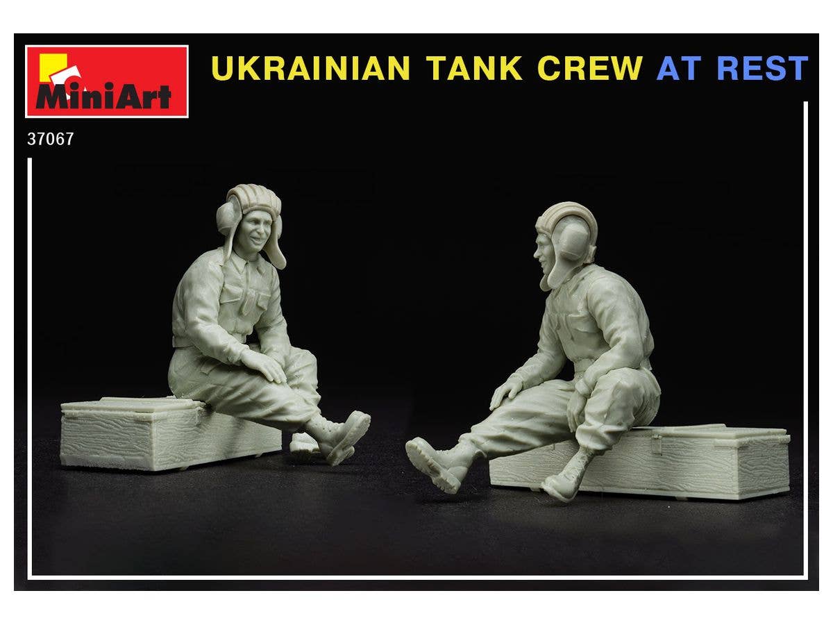MiniArt Ukrainian Tank Crew At Rest 1/35 Scale | 4820183313300
