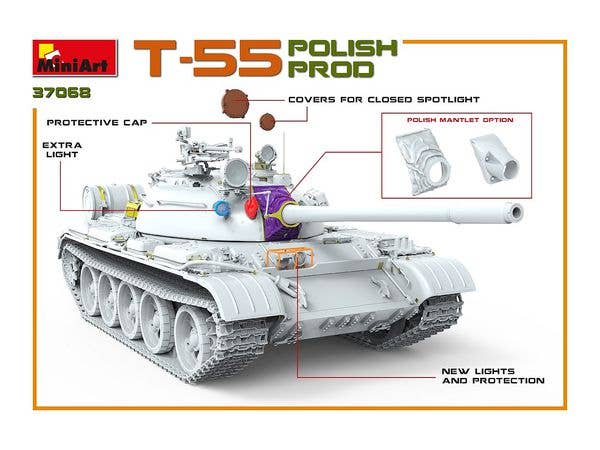 MiniArt 1/35 T-55 Polish Prod. | 4820183312709
