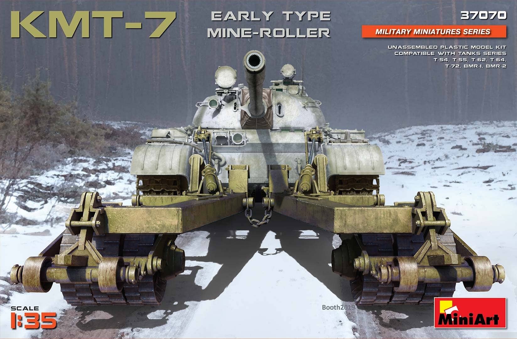 MiniArt 1/35 KMT-7 Early Type Mine-Roller | 4820183312174
