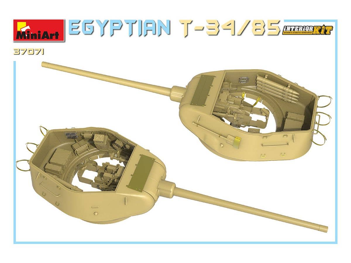 MiniArt Egyptian T-34-85. Interior Kit | 4820183313317