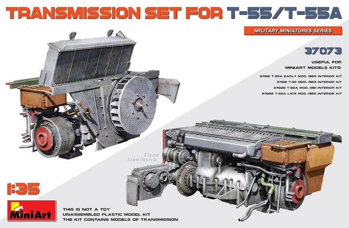 MiniArt 1/35 Transmission Set For T-55/T-55A | 4820183314017