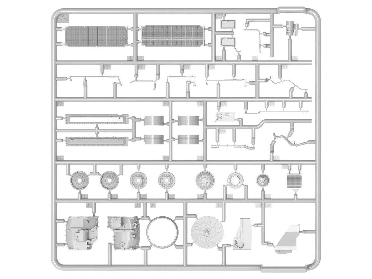 MiniArt 1/35 Transmission Set For T-55/T-55A | 4820183314017