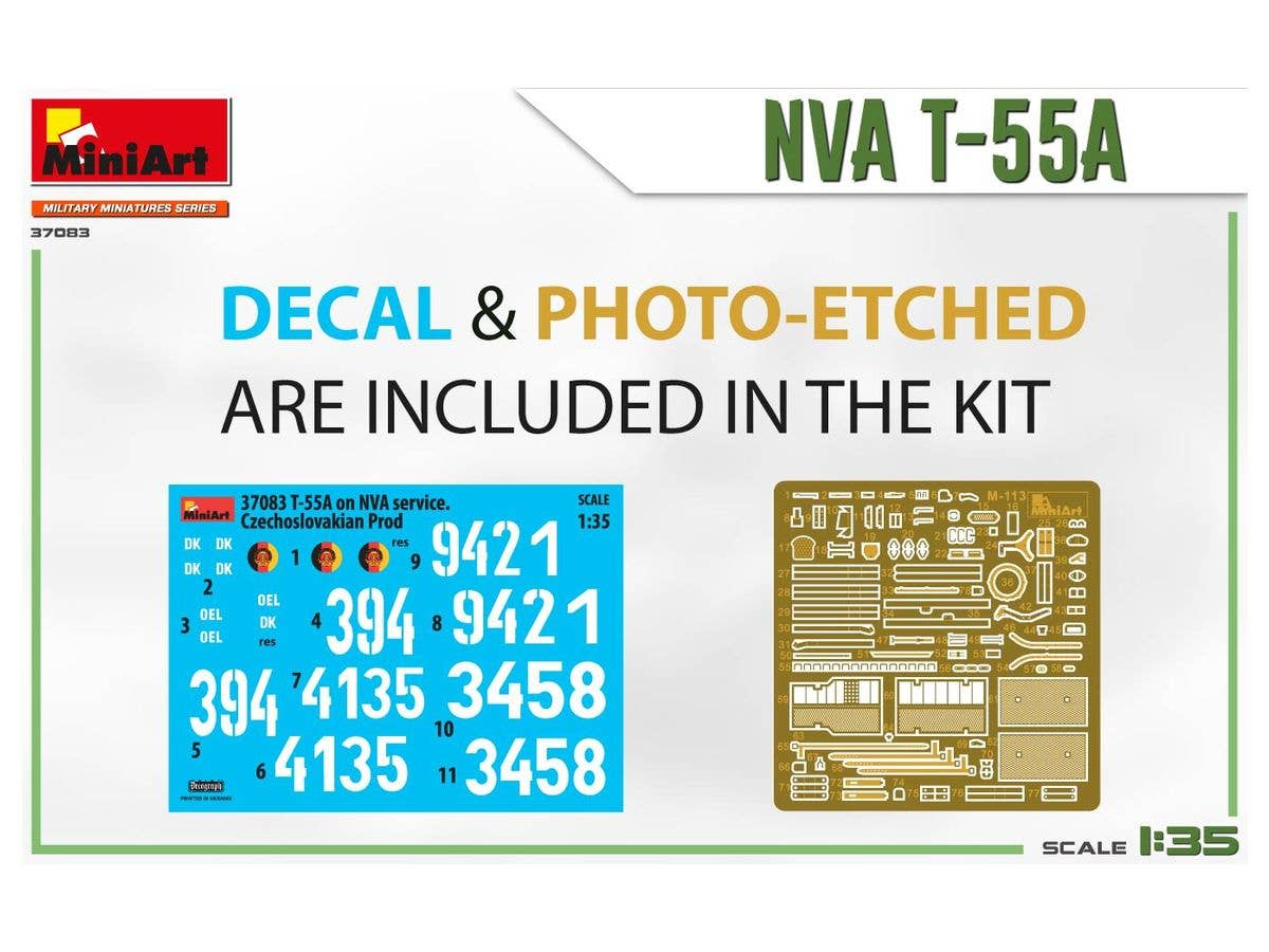MiniArt 1/35 NVA T-55A | 4820183313911