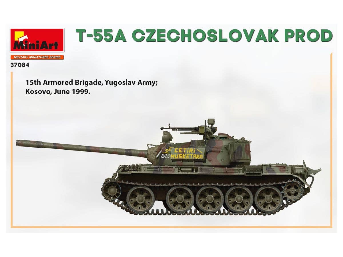 MiniArt 1/35 T-55A Czechoslovak Prod. Tank | 4820183313195