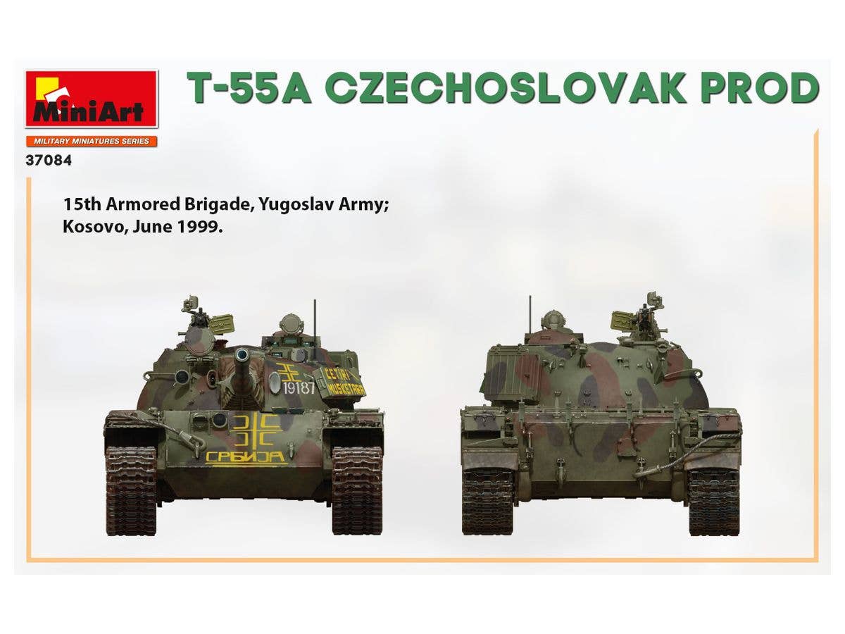 MiniArt 1/35 T-55A Czechoslovak Prod. Tank | 4820183313195