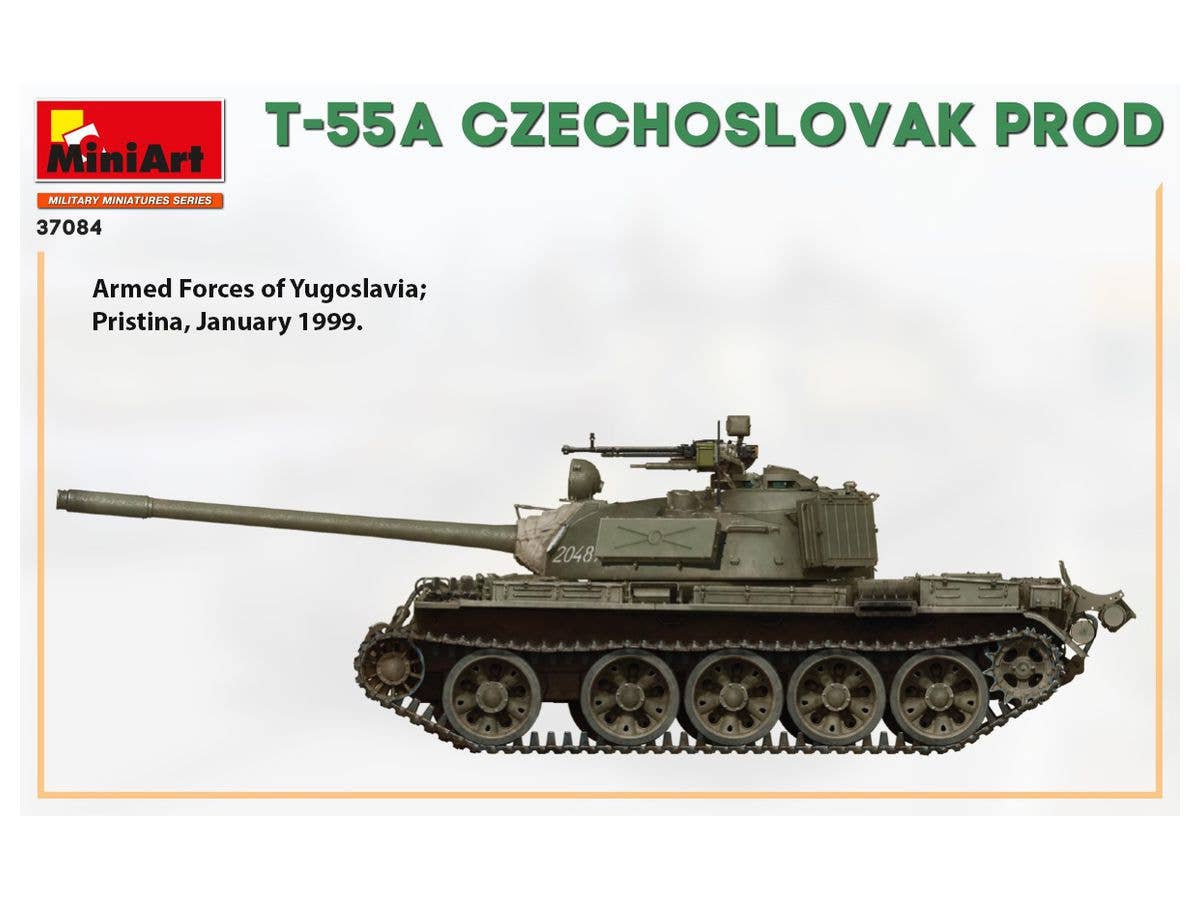 MiniArt 1/35 T-55A Czechoslovak Prod. Tank | 4820183313195