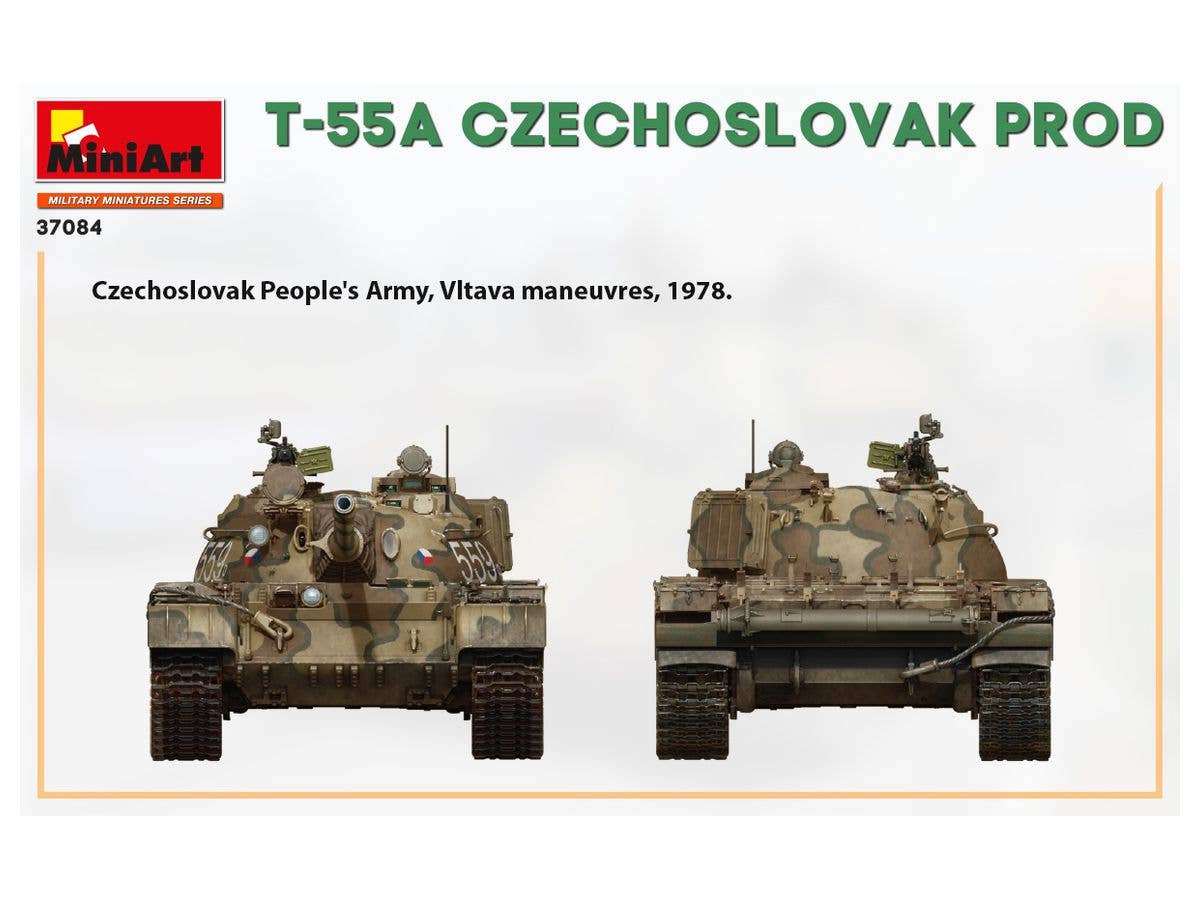 MiniArt 1/35 T-55A Czechoslovak Prod. Tank | 4820183313195