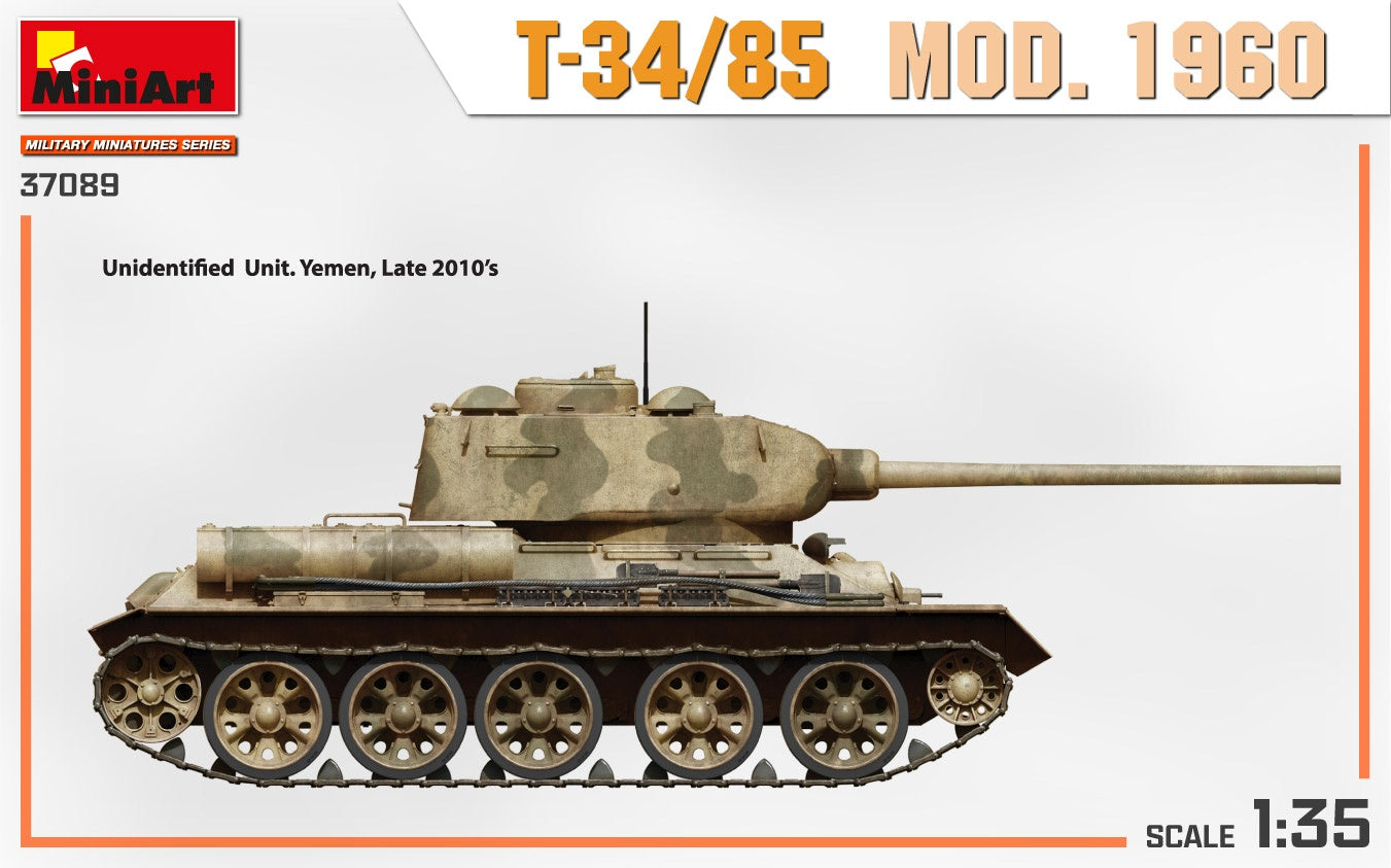 MiniArt 1/35 T-34-85 Mod. 1960 | 4820183314192