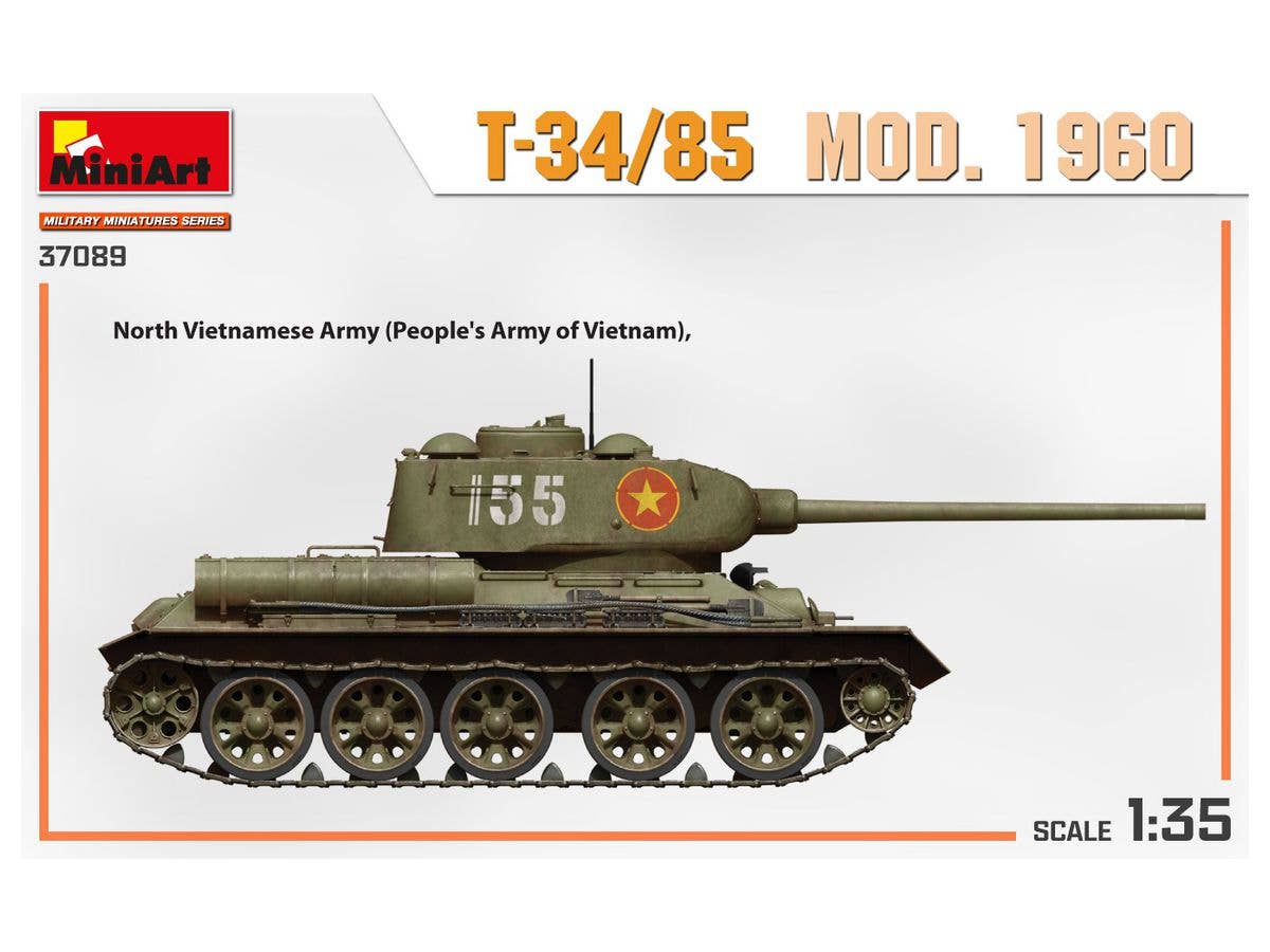 MiniArt 1/35 T-34-85 Mod. 1960 | 4820183314192