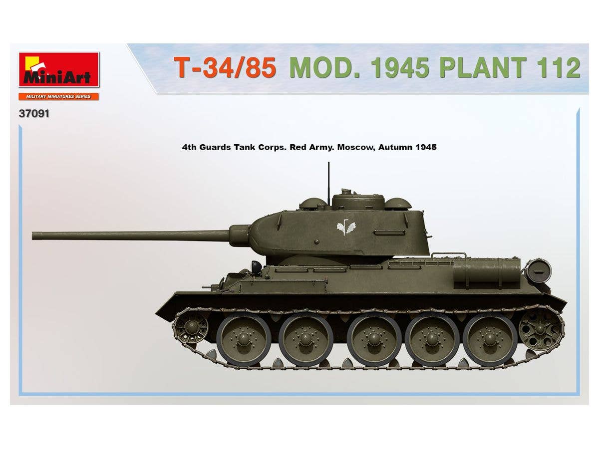 MiniArt 1/35 T-34/85 Mod. 1945 Plant 112 | 4820183313676
